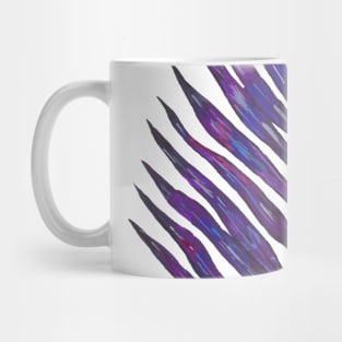 Violet tropical leaf Mug